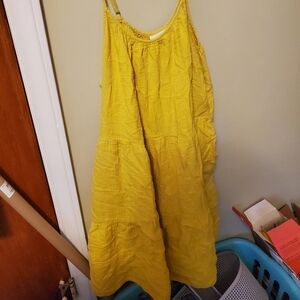 Universal Thread cotton yellow dress
